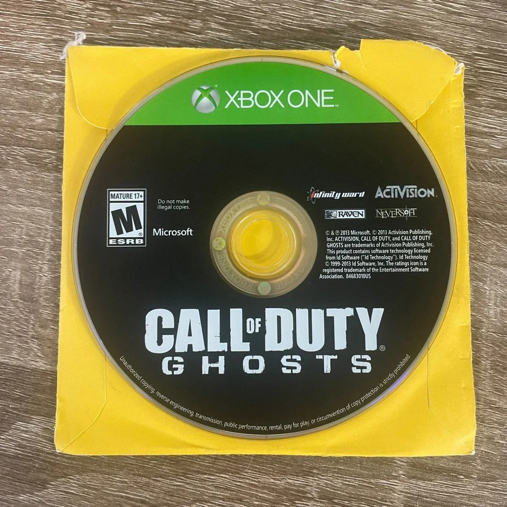 Call of Duty Ghosts‎ Microsoft Xbox One 2013 Activision FPS Video Game Disc Only